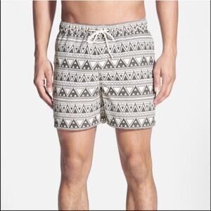 The Rail Aztek Pattern Swim Shorts M